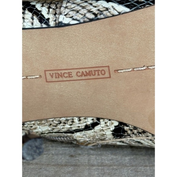 Vince Camuto Fendels Knee High Boots Size 5 Beautiful Snake Print High Heels - Picture 11 of 13